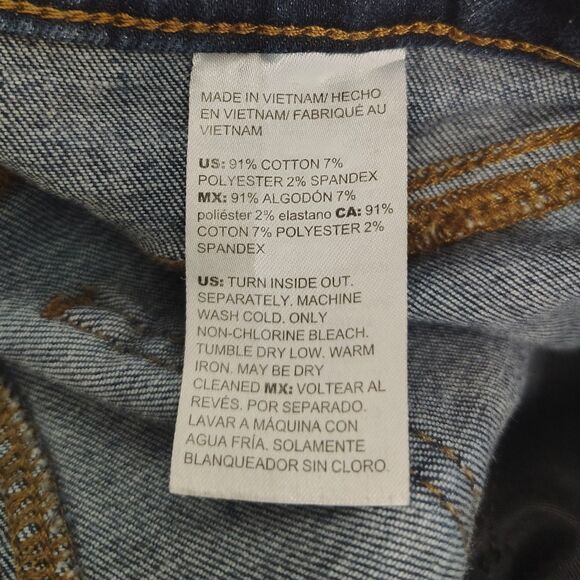 CHICO'S High Rise Jeggings 14 Petite Short Dark Wash Stretch Jeans - Picture 4 of 4